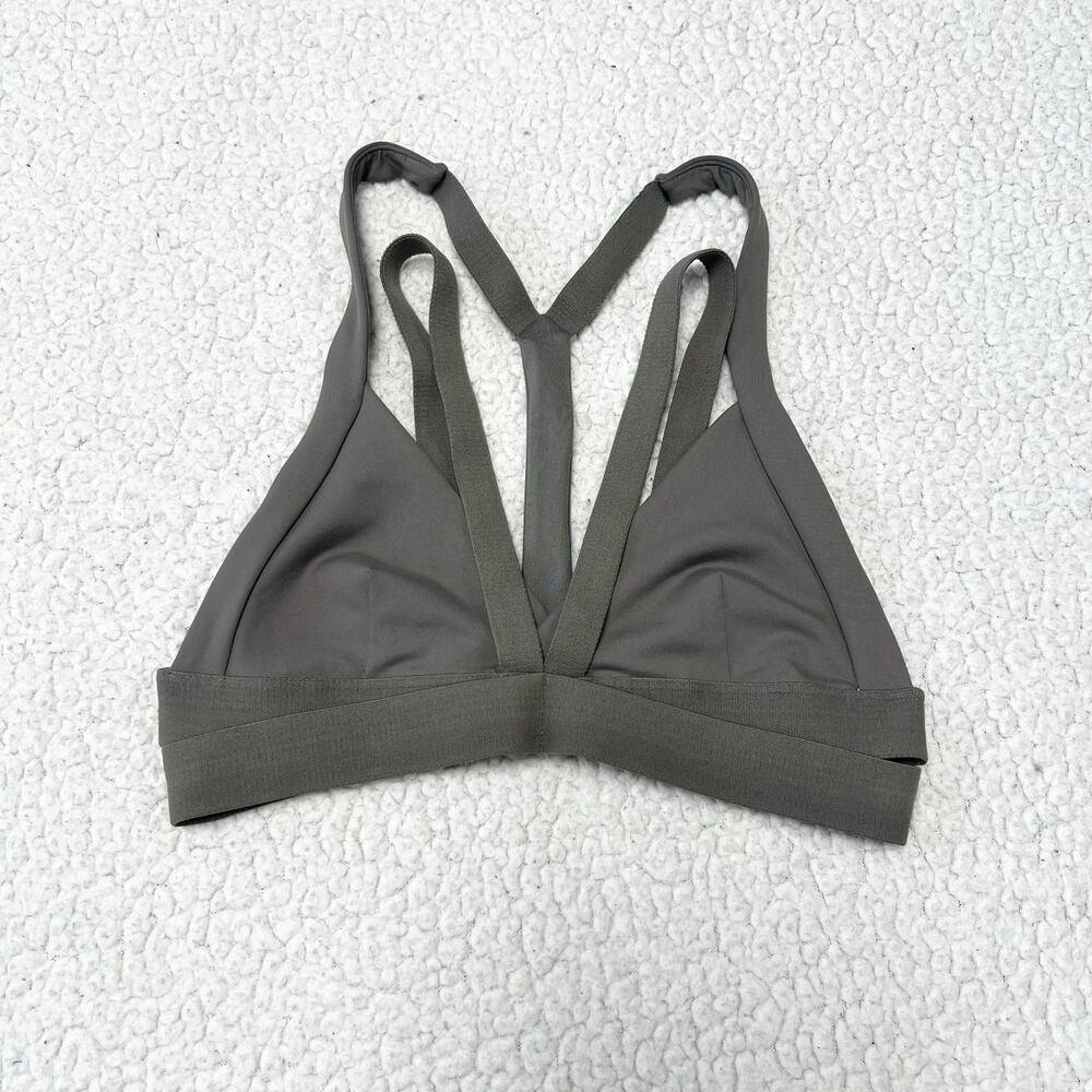 ALO Yoga Nadi Green Sports Bra